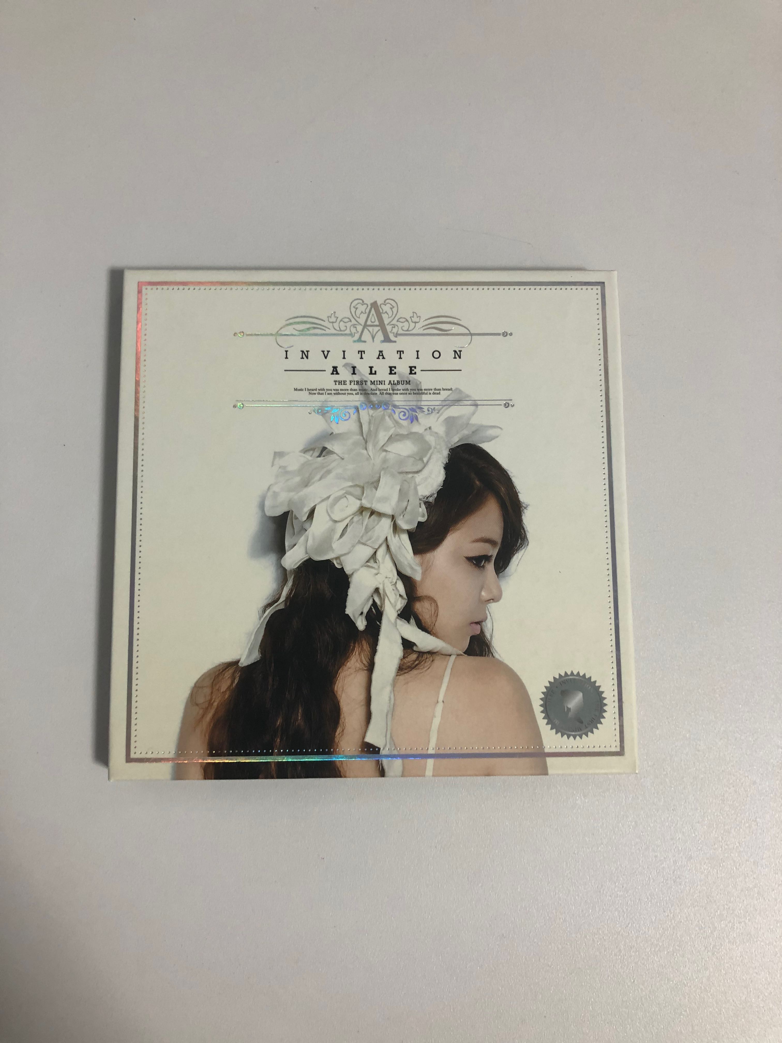 Ailee Album Invitation, Hobbies & Toys, Memorabilia & Collectibles, K