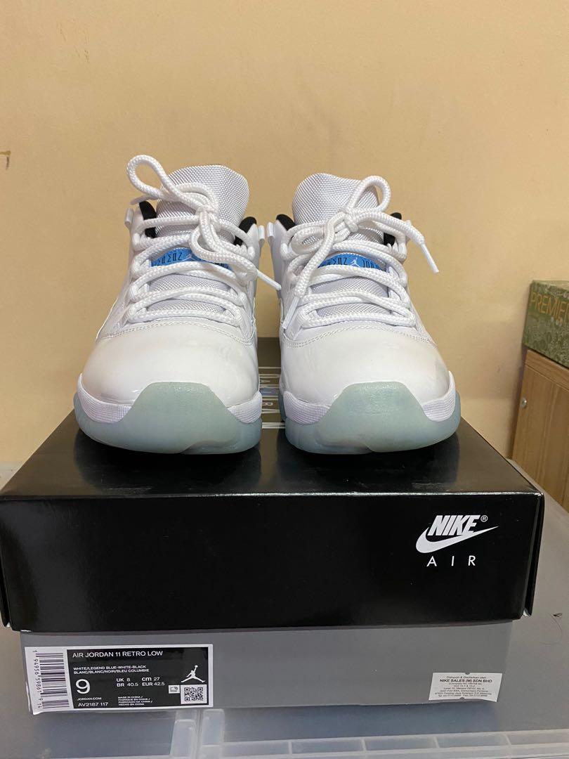 Jordan 11 low bleu new arrivals