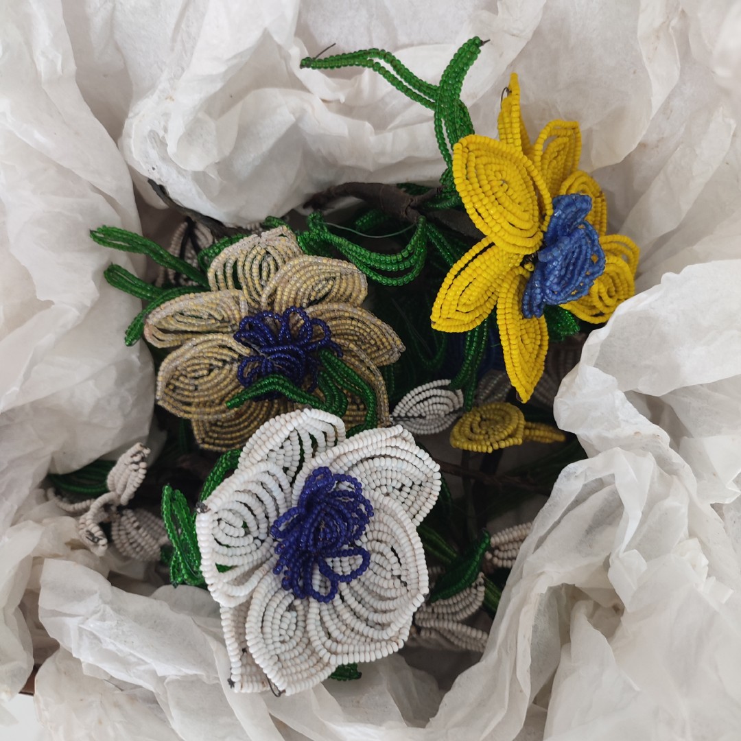 Antique Beaded Flowers, Hobbies & Toys, Stationery & Craft, Flowers