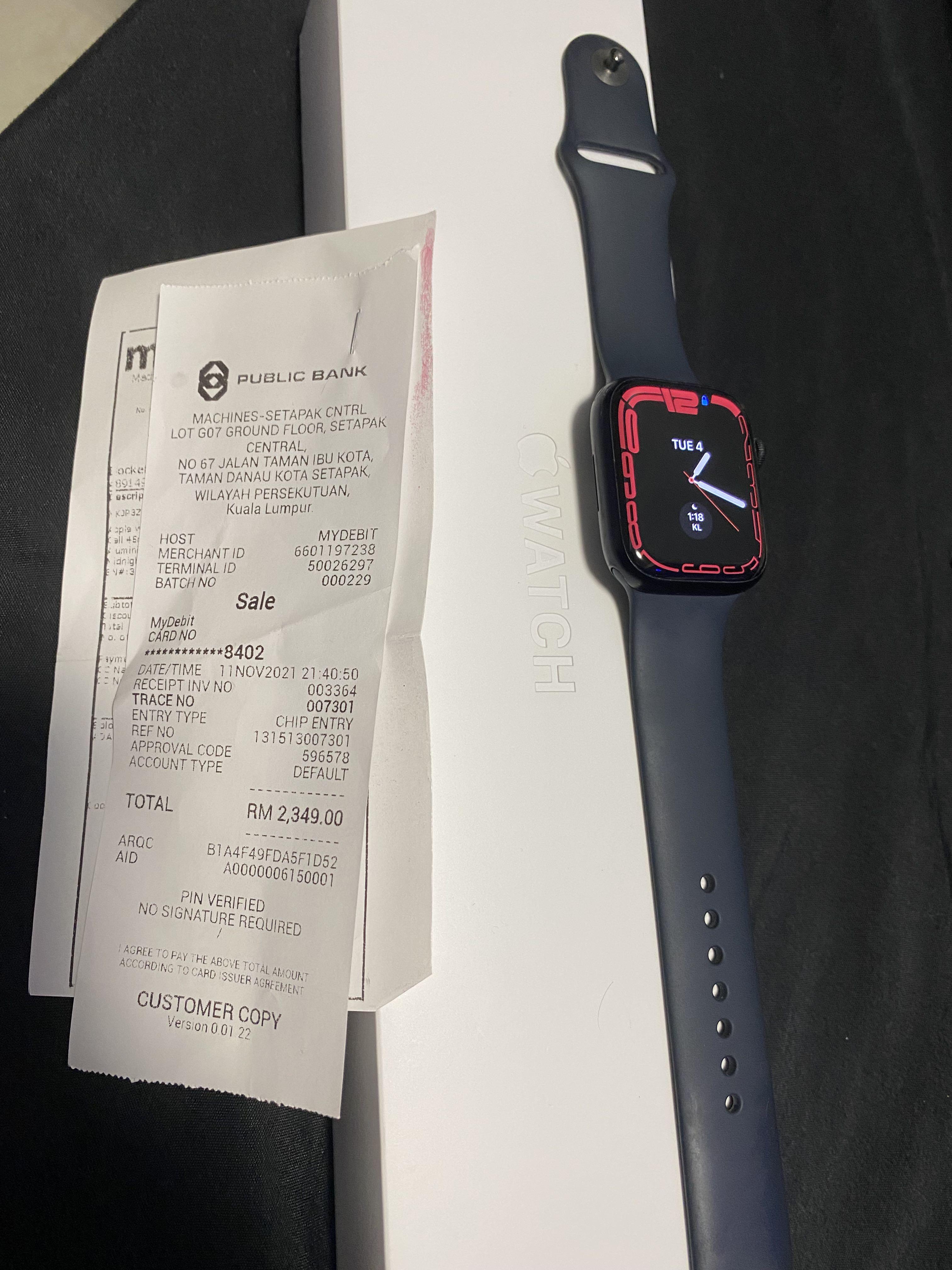 Apple watch series 7 machine clearance