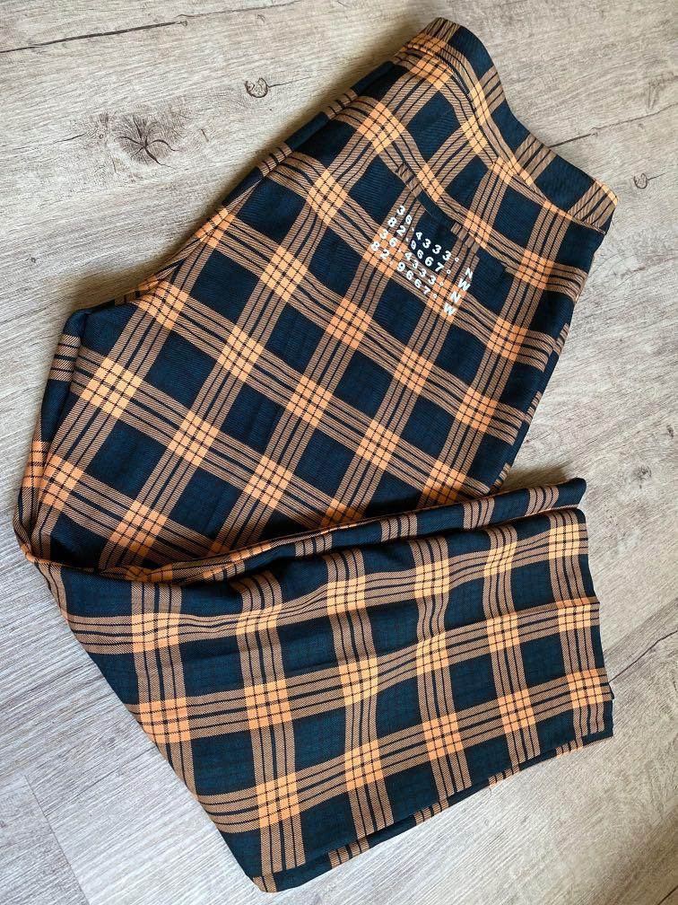 Collusion clearance tartan trousers