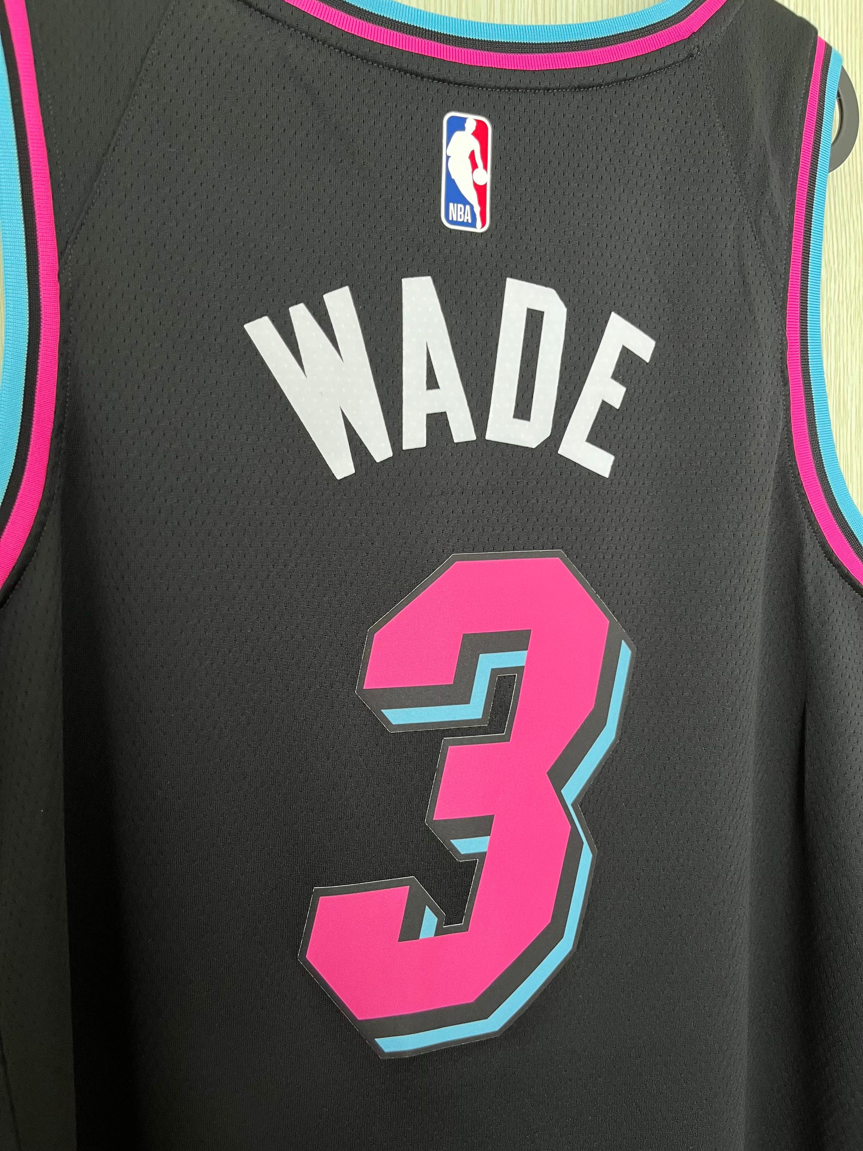 Authentic Dwyane Wade Miami Heat City Edition NBA Jersey, Men's Fashion,  Activewear on Carousell