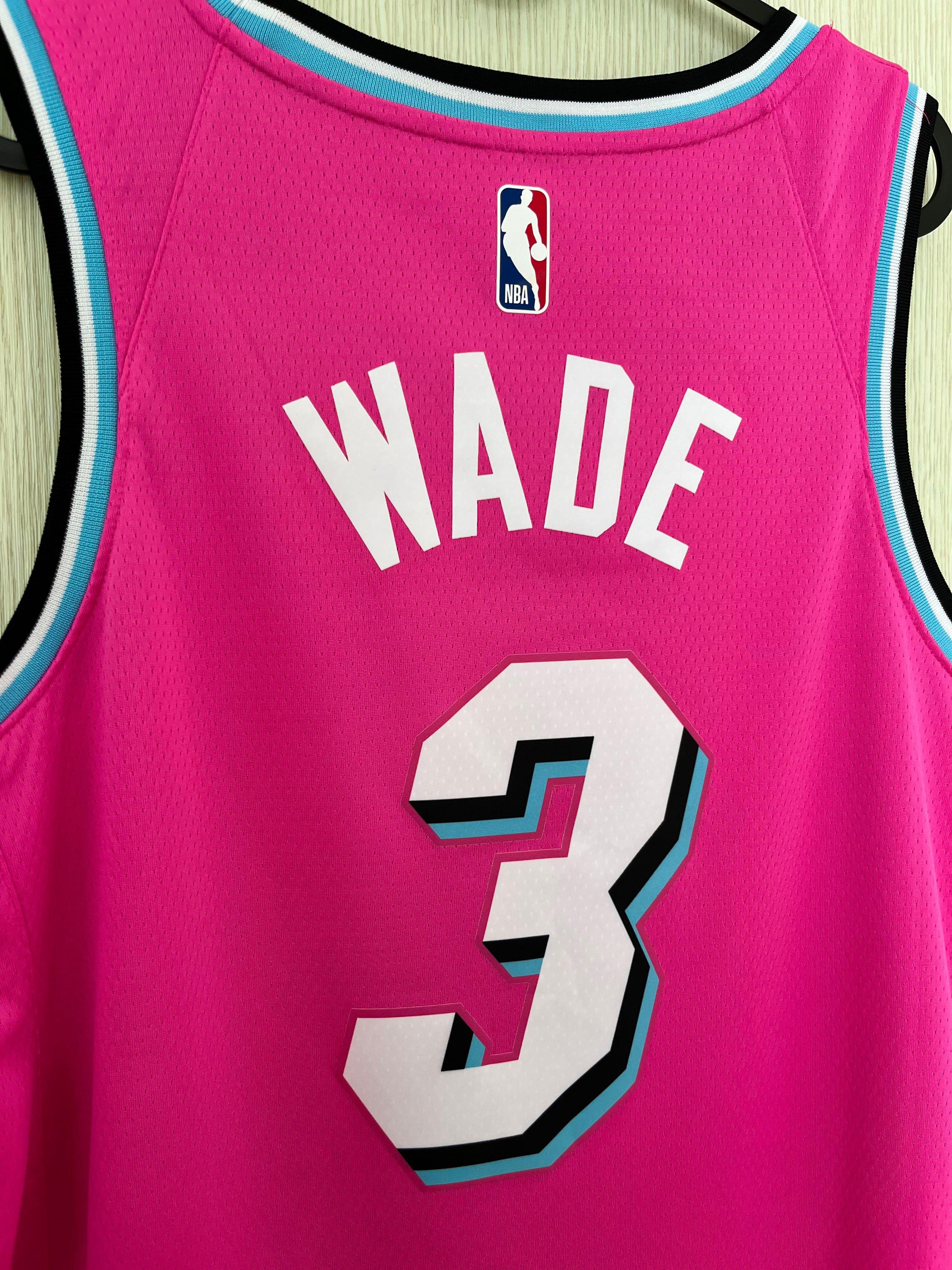 Miami Heat DWYANE WADE #3 Nike ViceWave NBA City Edition Authentic