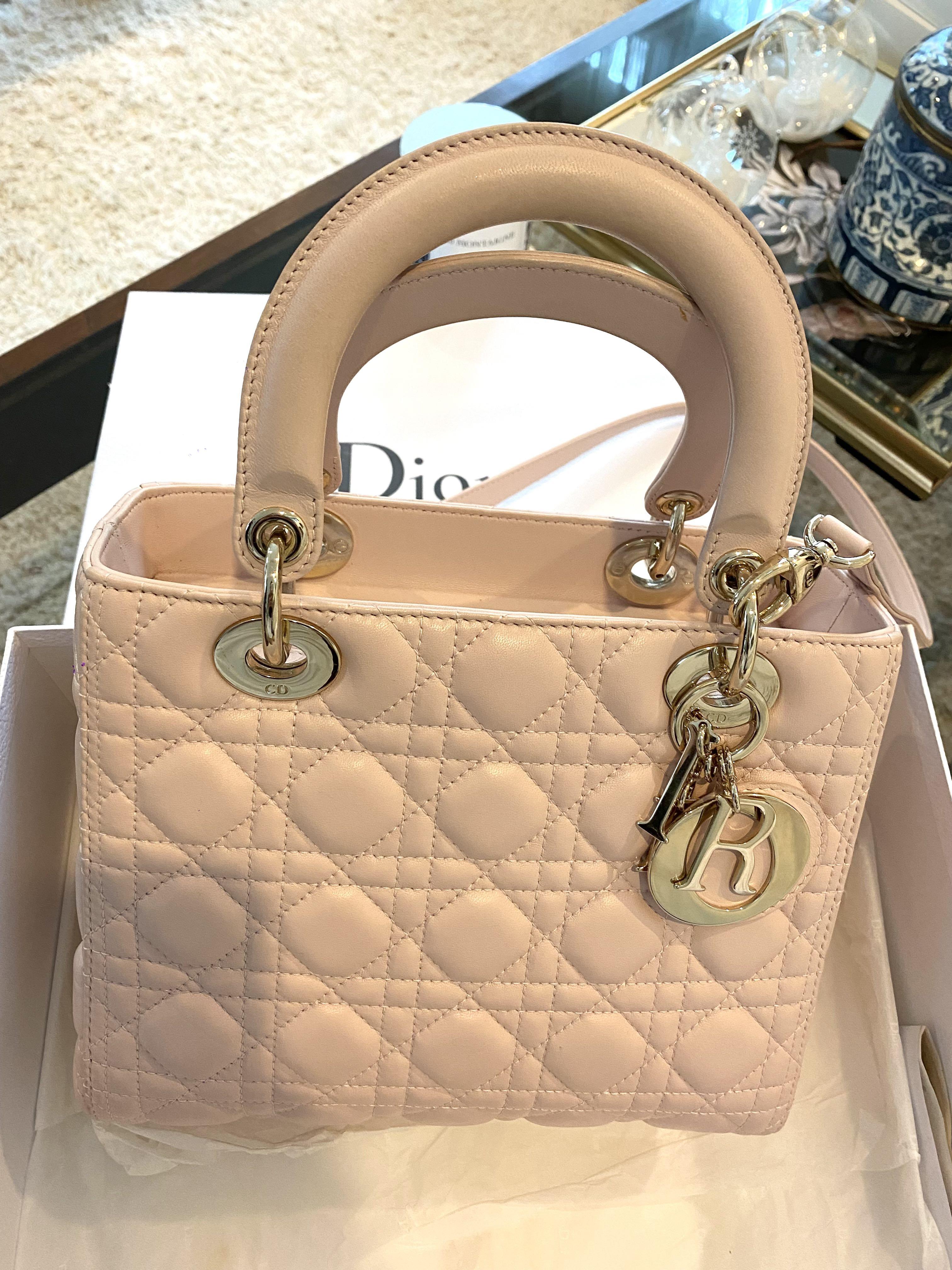 Authentic Second Hand Christian Dior Medium Lady Dior Bag PSSD5800013   THE FIFTH COLLECTION