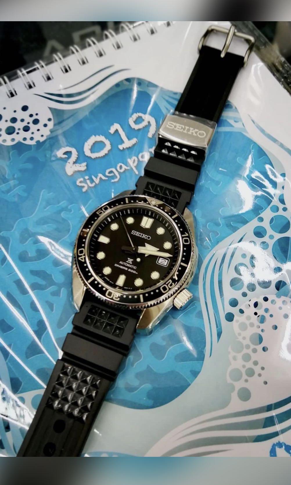 Seiko sumo deals waffle strap