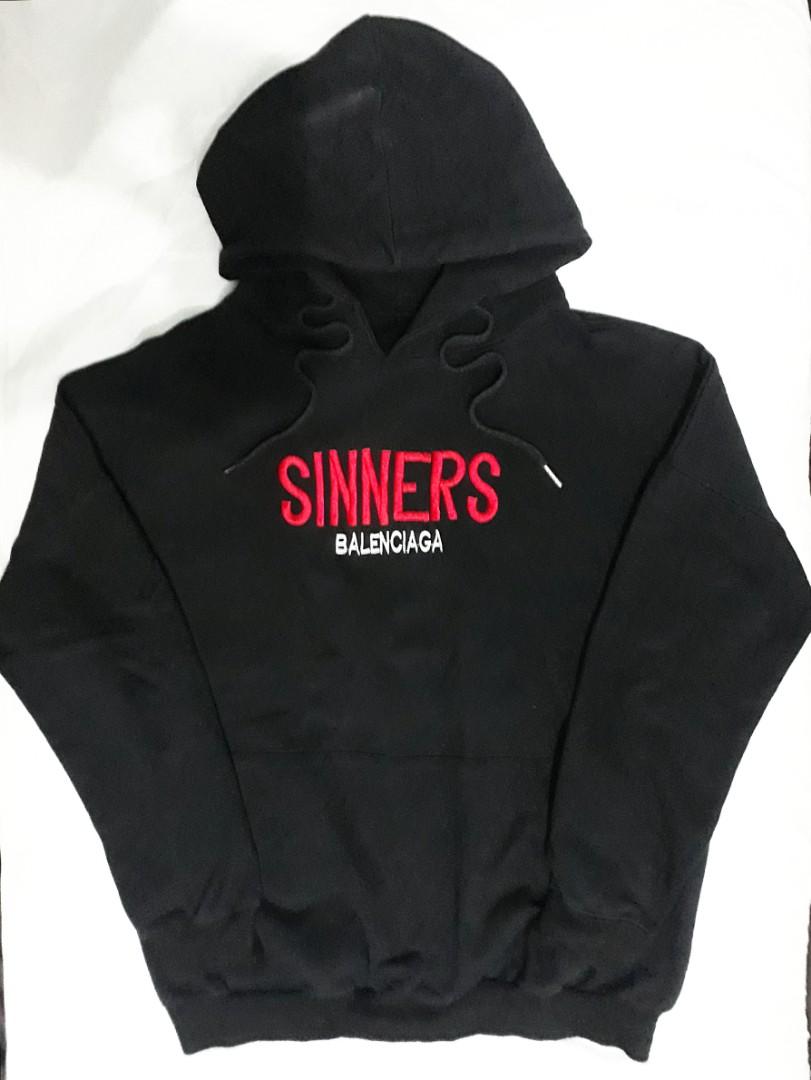 Balenciaga sinners hot sale hoodie sale