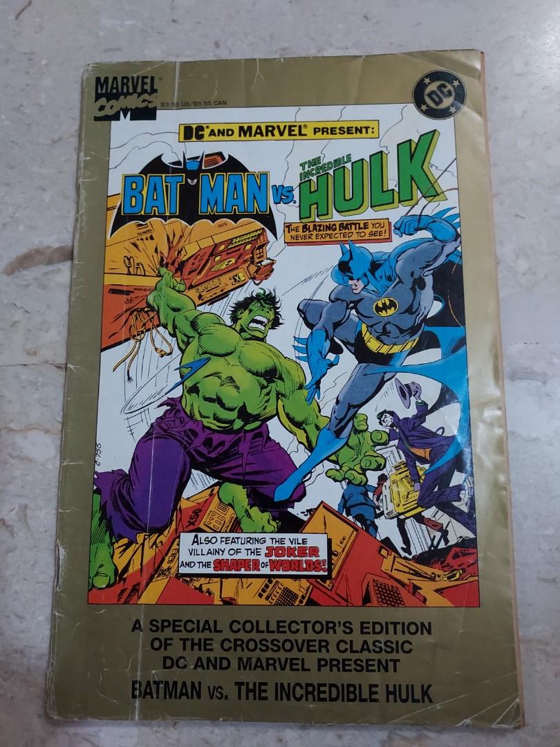 Batman Vs Hulk, Hobbies & Toys, Books & Magazines, Comics & Manga on  Carousell