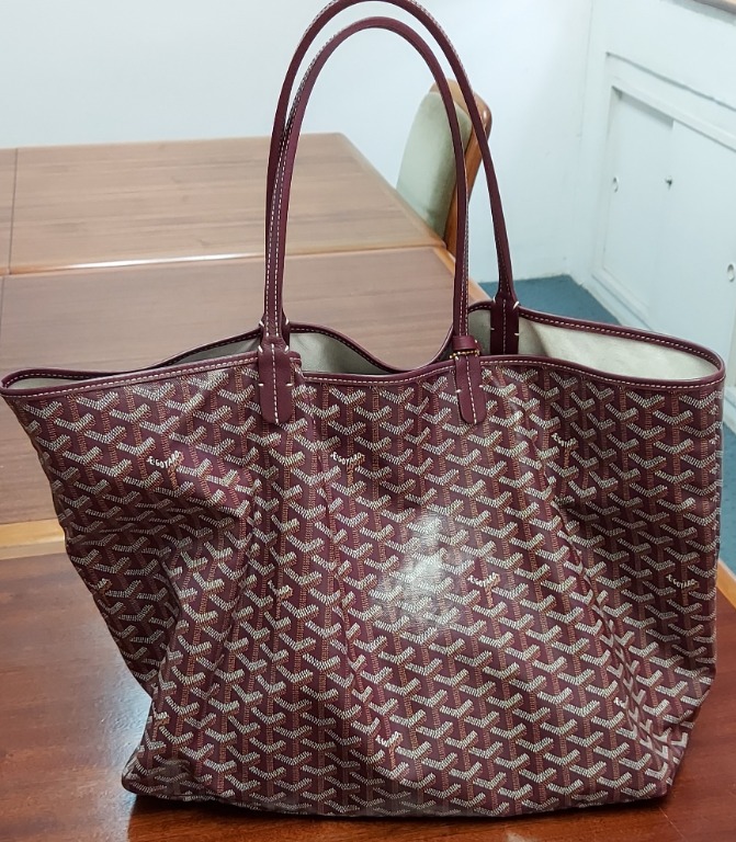 Goyard maroon hotsell