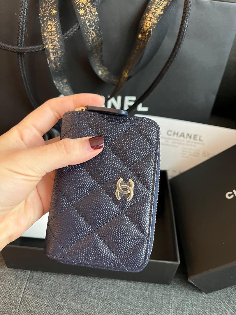 CHANEL Classic Card Holder in 21S Rose Clair Caviar  Dearluxe