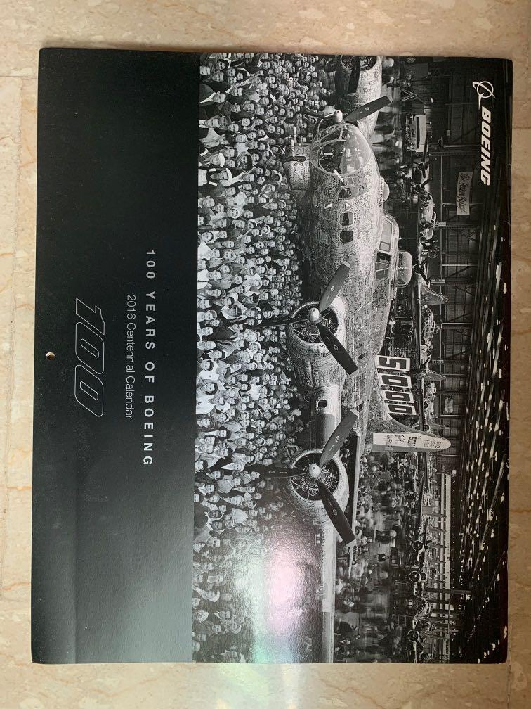 Boeing Calendar 2022 Boeing 100 Years Calendar, Hobbies & Toys, Stationery & Craft, Other  Stationery & Craft On Carousell