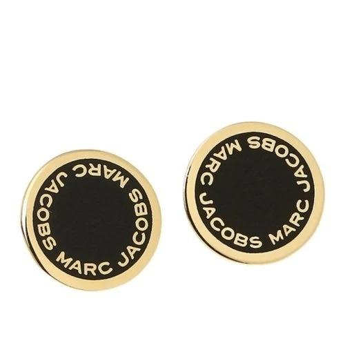 Marc jacobs enamel best sale logo disc studs