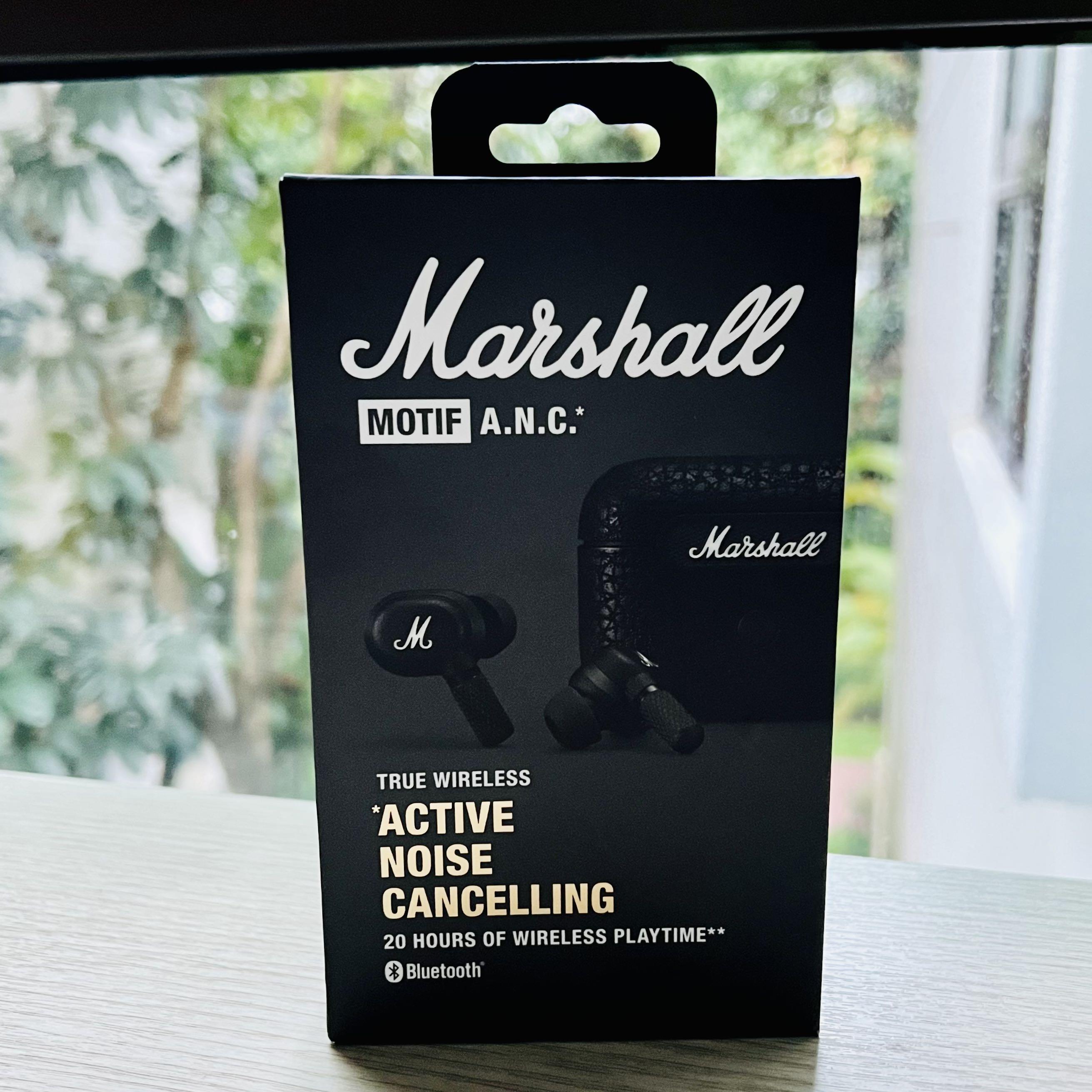 Brand New Marshall Motif ANC Active Noise Cancelling True Wireless 