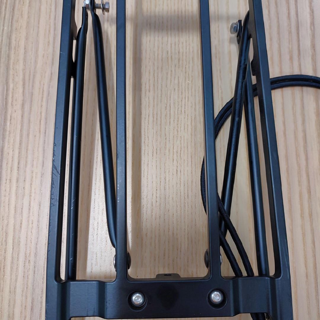 Brompton black rack and rear black mudguard blade, Sports Equipment ...