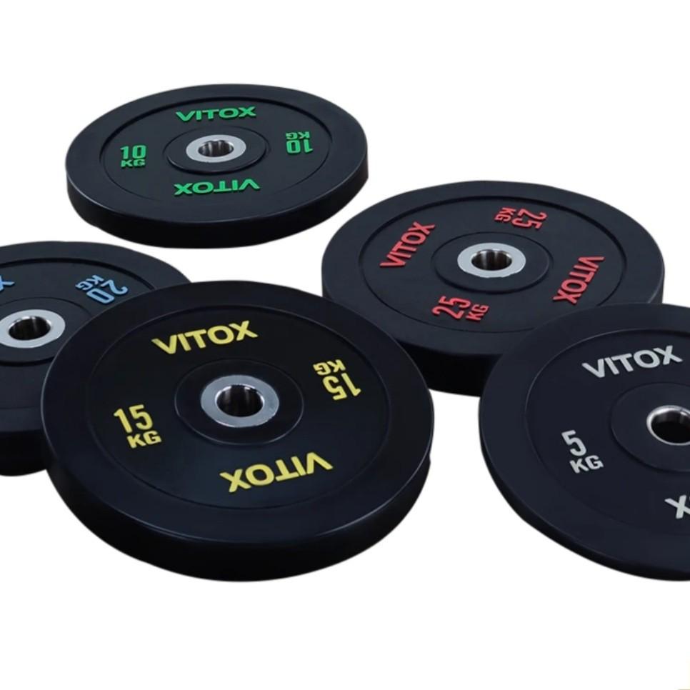Rubber plates home online gym set