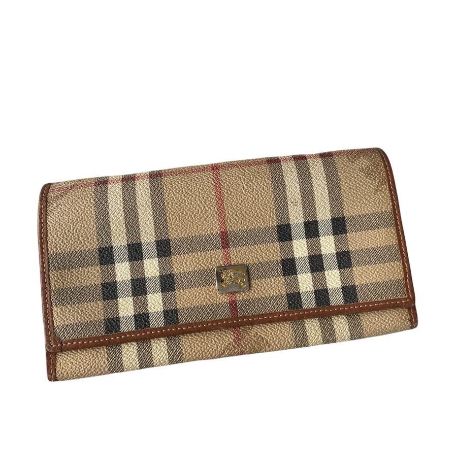 burberry nova check wallet