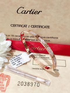 Cartier Full Diamond Pave Bracelet