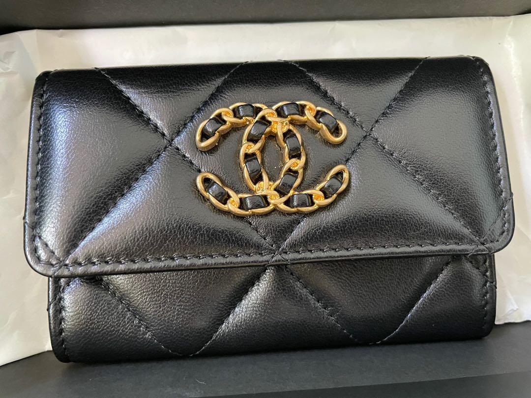 Ví Chanel C19 Lambskin Card Holder Like authentic 11 531