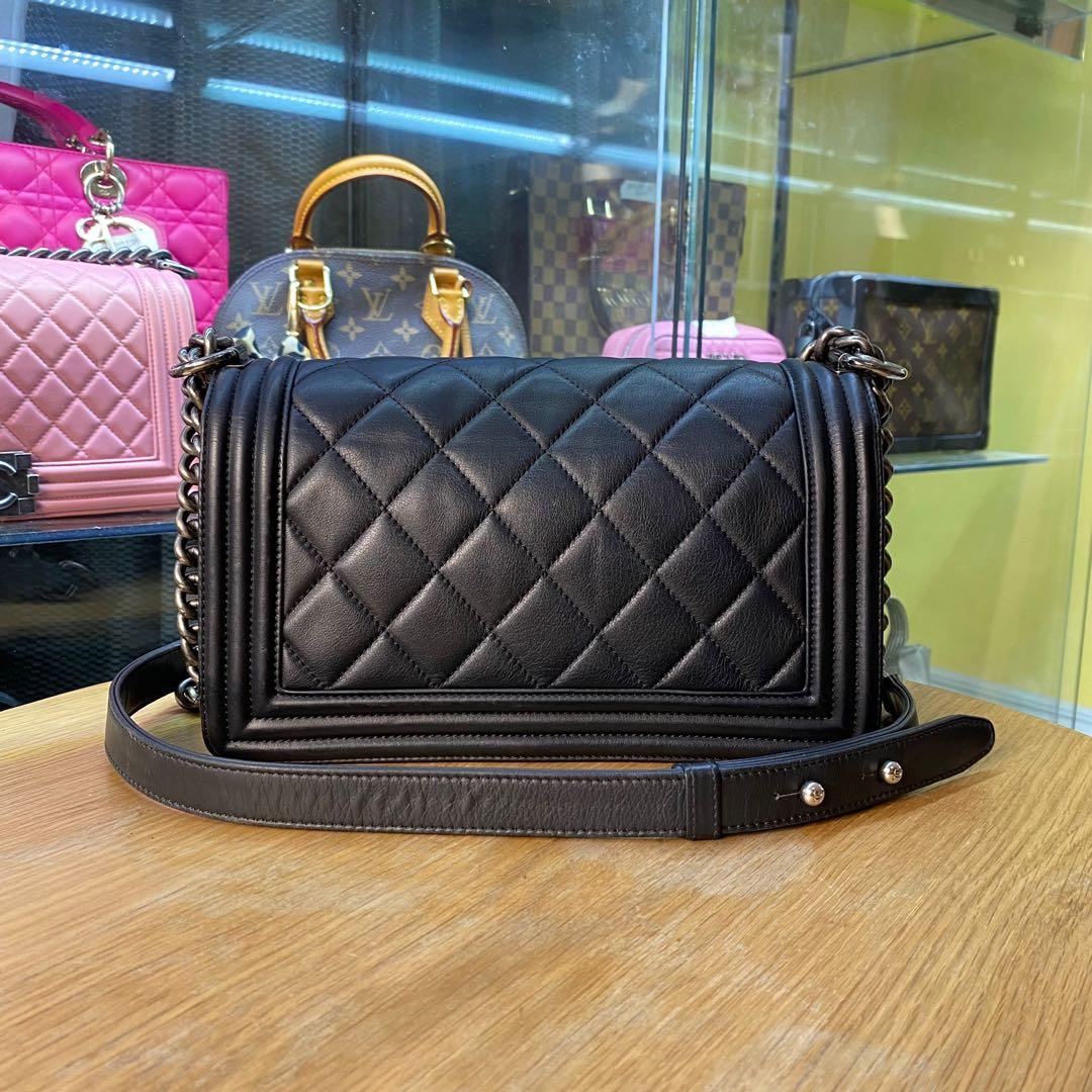 Chanel Le Boy Old Medium Lambskin