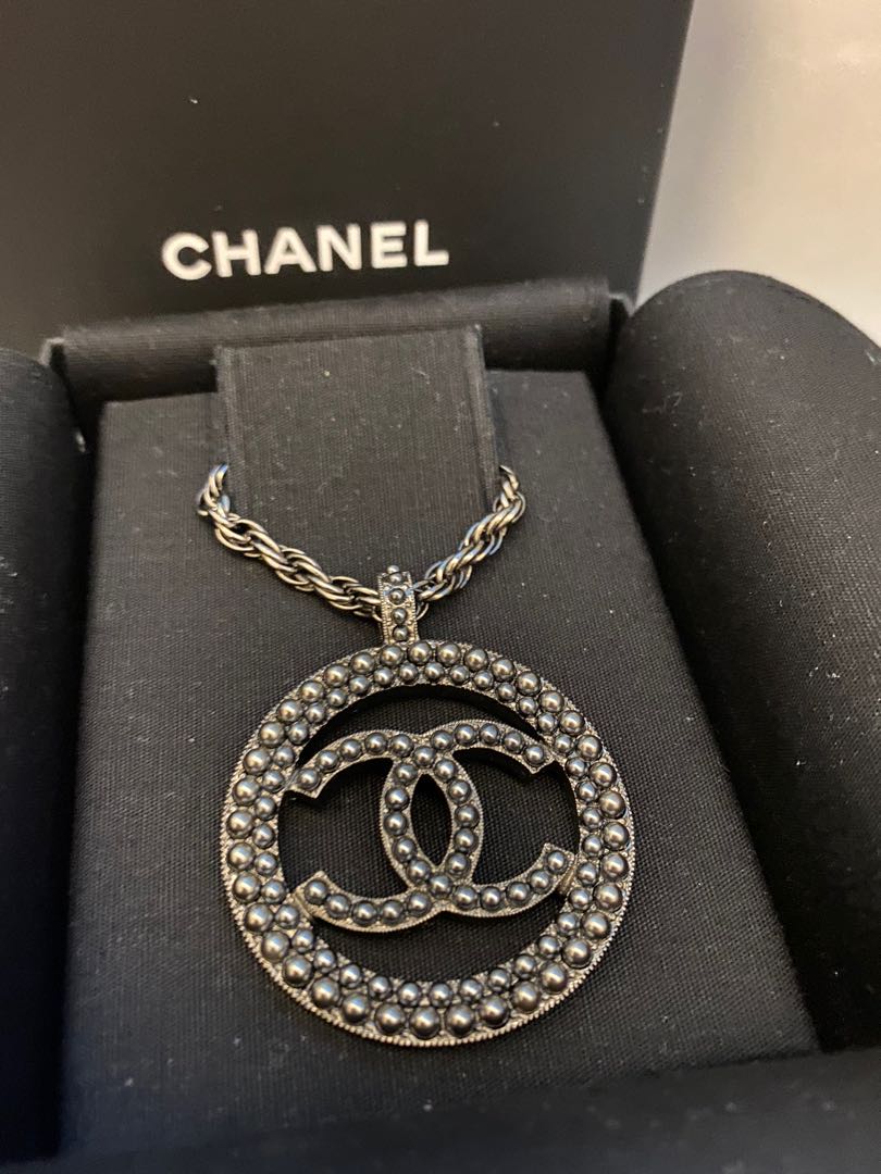Chanel Ruthenium Necklace, Luxury, Accessories on Carousell