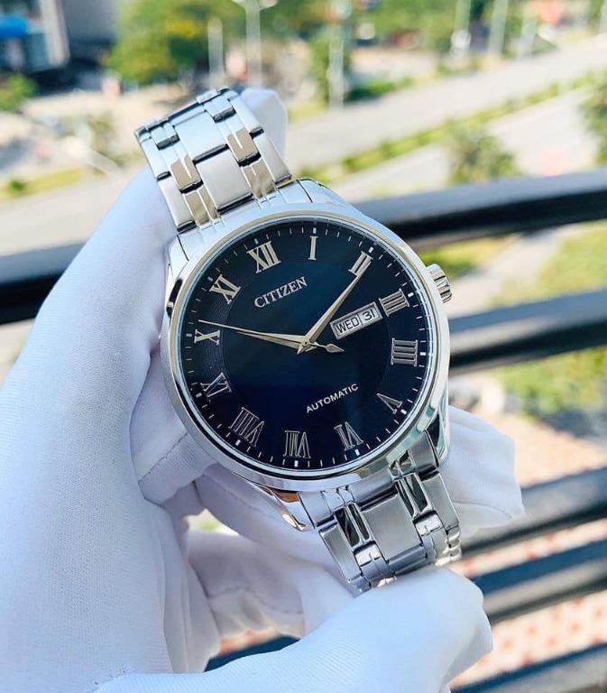 Citizen NH8360 80L Automatic Blue Analog Roman Numeral Stainless Steel Men s Watch NH8360 80 NH8360