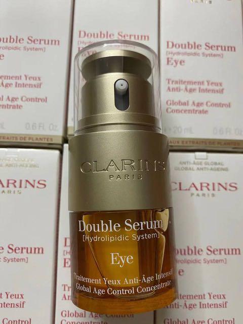 Clarins double eye serum (Category: Face Care) located in Singapore. Submitted by beautywee (Listing ID 1135218599, Image 1). Description: Check out my telegram group https://t.me/beautywee ✔️Qexpress $4.50 ✔️normal mail for small items $1.50 (Applies to mini size/ trial items) .