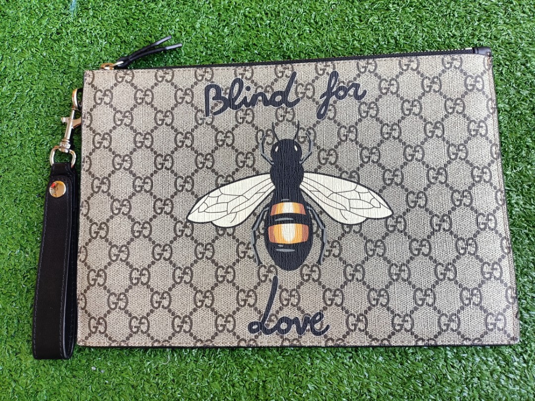 Gucci bee clutch bag new arrivals