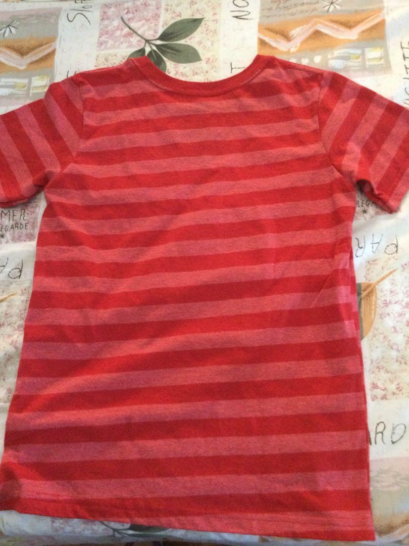 Disney Mickey Mouse Shirt (Category: Babies & Kids Fashion) located in Quezon City. Submitted by lftanco (Listing ID 1135123479, Image 2). Description: Brand new red Disney Mickey Mouse striped shirt medium size 7/8yrs from Canada .