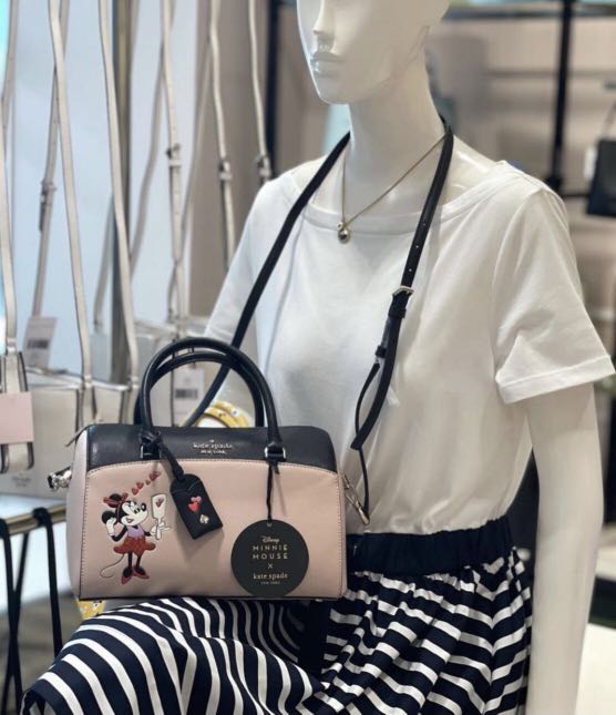 Disney x Kate Spade Minnie Mouse Medium Duffel Bag, Luxury, Bags