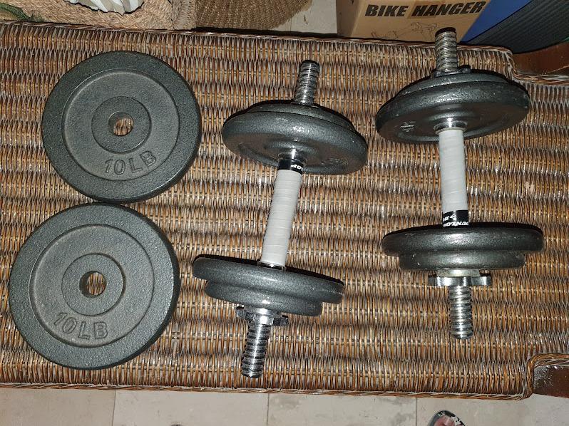 Chris sports dumbbell clearance