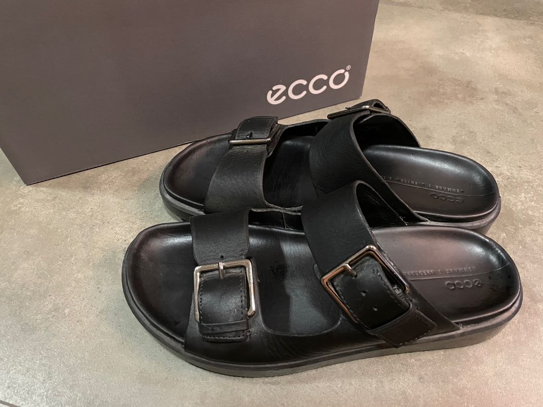 Ecco sandals sale mens silver