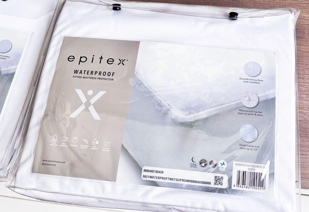 Epitex Waterproof Mattress Protector, Furniture & Home Living, Bedding