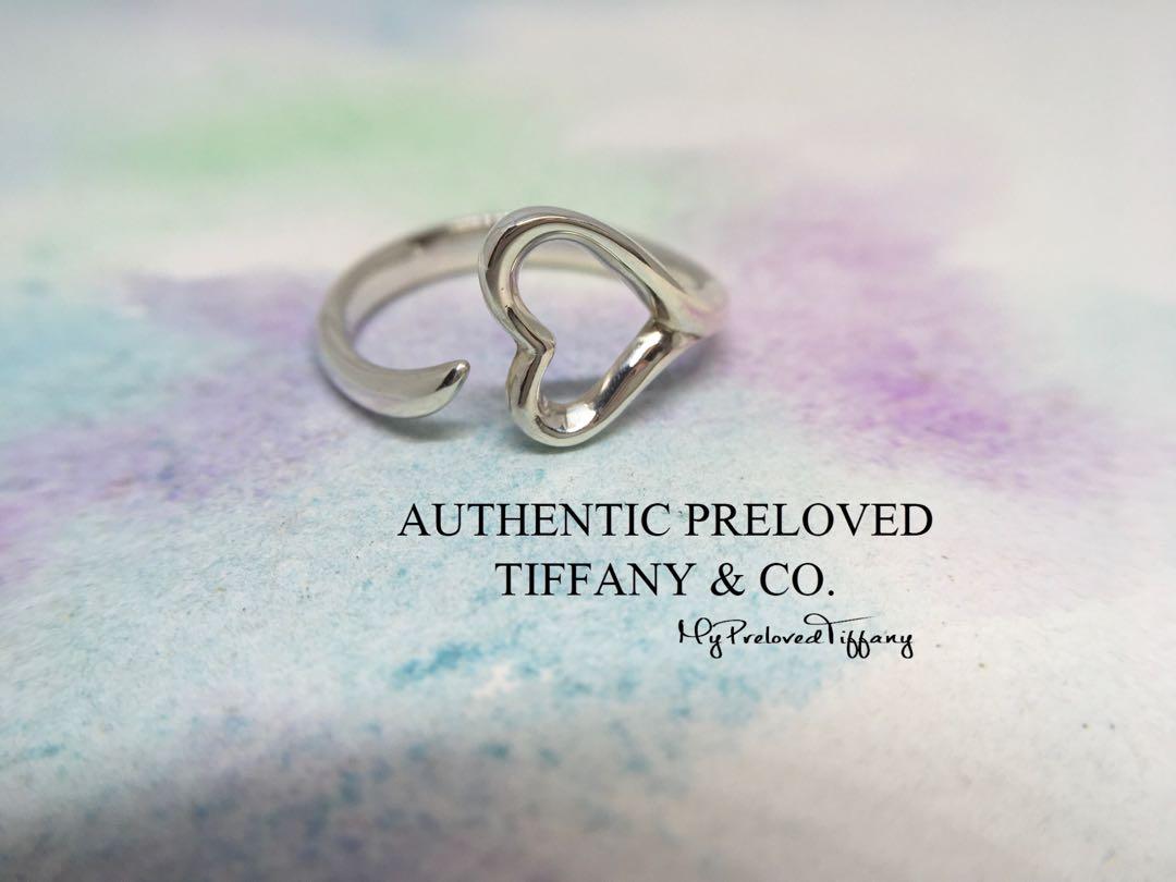Tiffany open heart ring discount