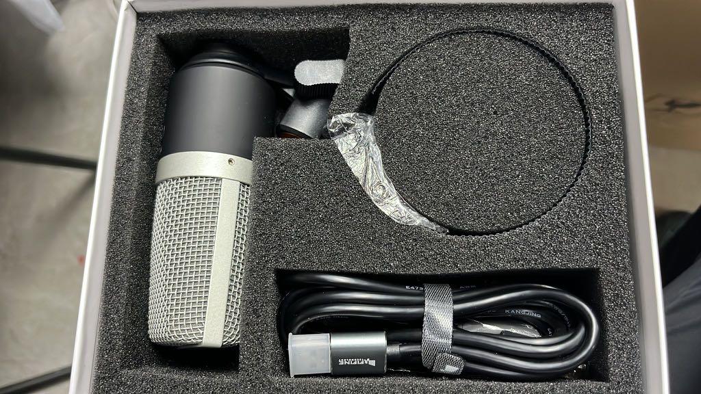 FIFINE K670/670B USB Mic with A Live Monitoring Jack for Streaming  Podcasting on Mac/Windows