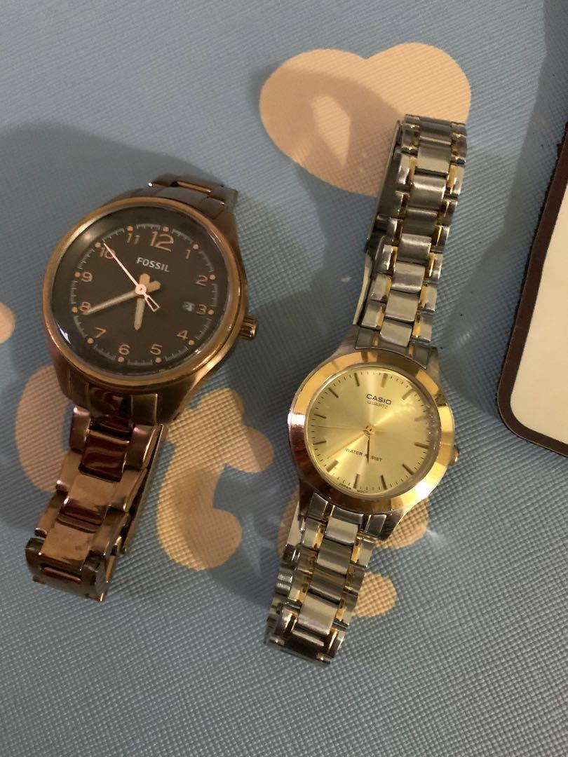 ORIG Fossil from US and Casio watch 