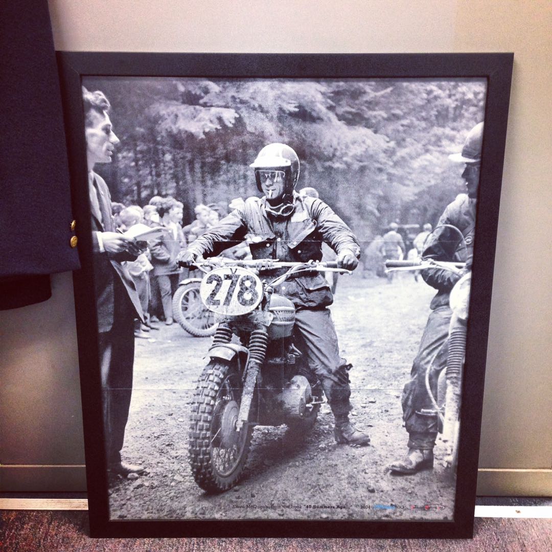 Framed Steve McQueen 40 Summers Ago Poster, 傢俬＆家居, 家居裝飾