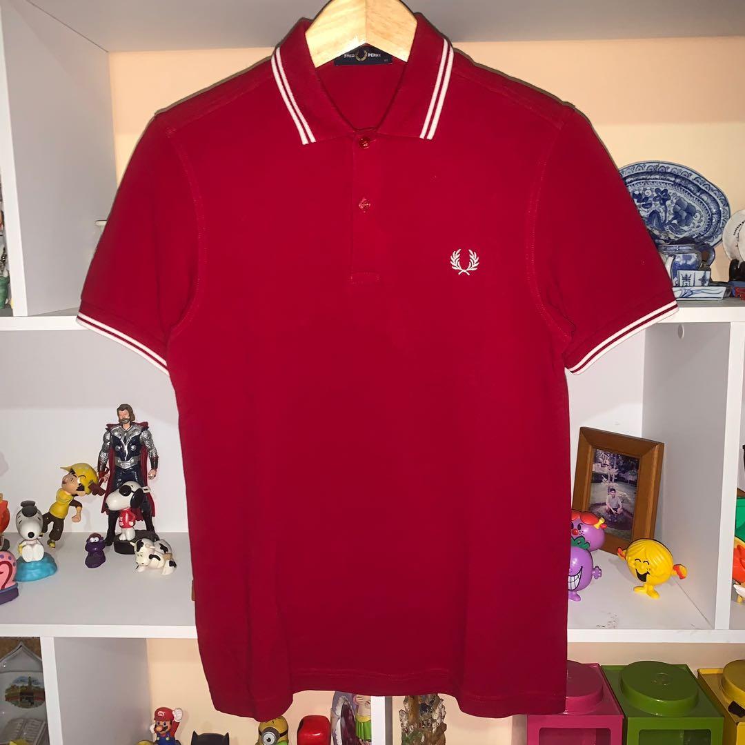 Fred Perry Polo New Season burgundy 