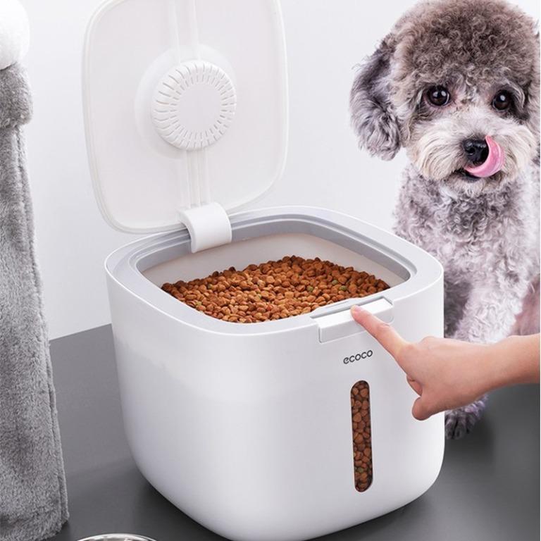 5KG Kitchen Container Bucket Insect-Proof Moisture-Proof Rice Box Grain  Sealed Jar Pet Dog Food Store Box-A