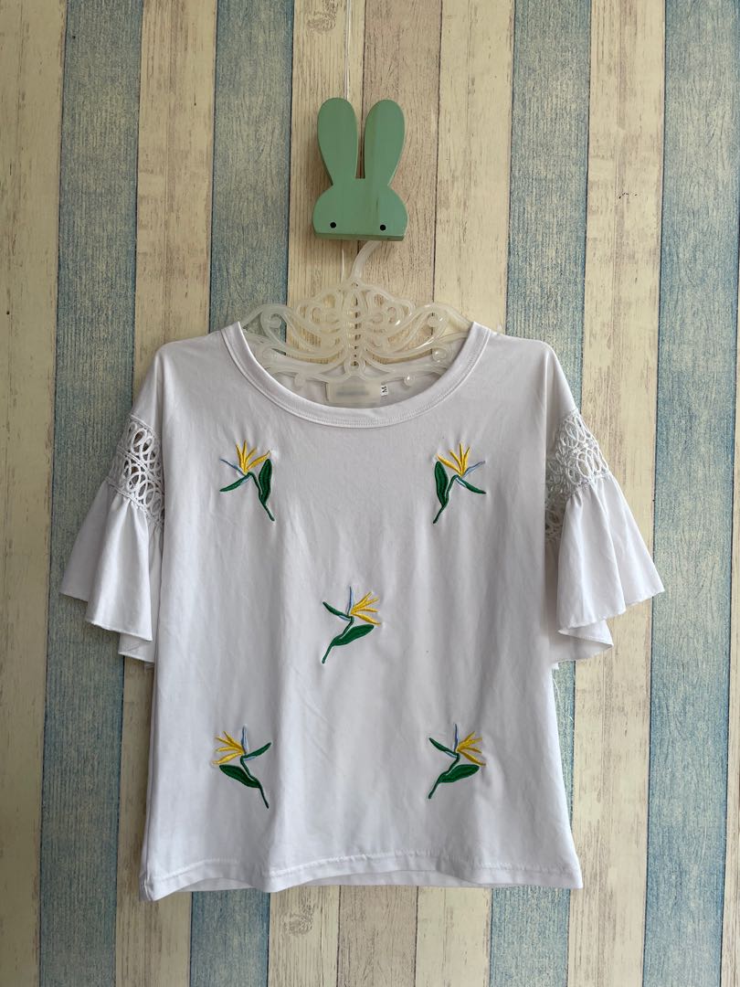 cute embroidered tees
