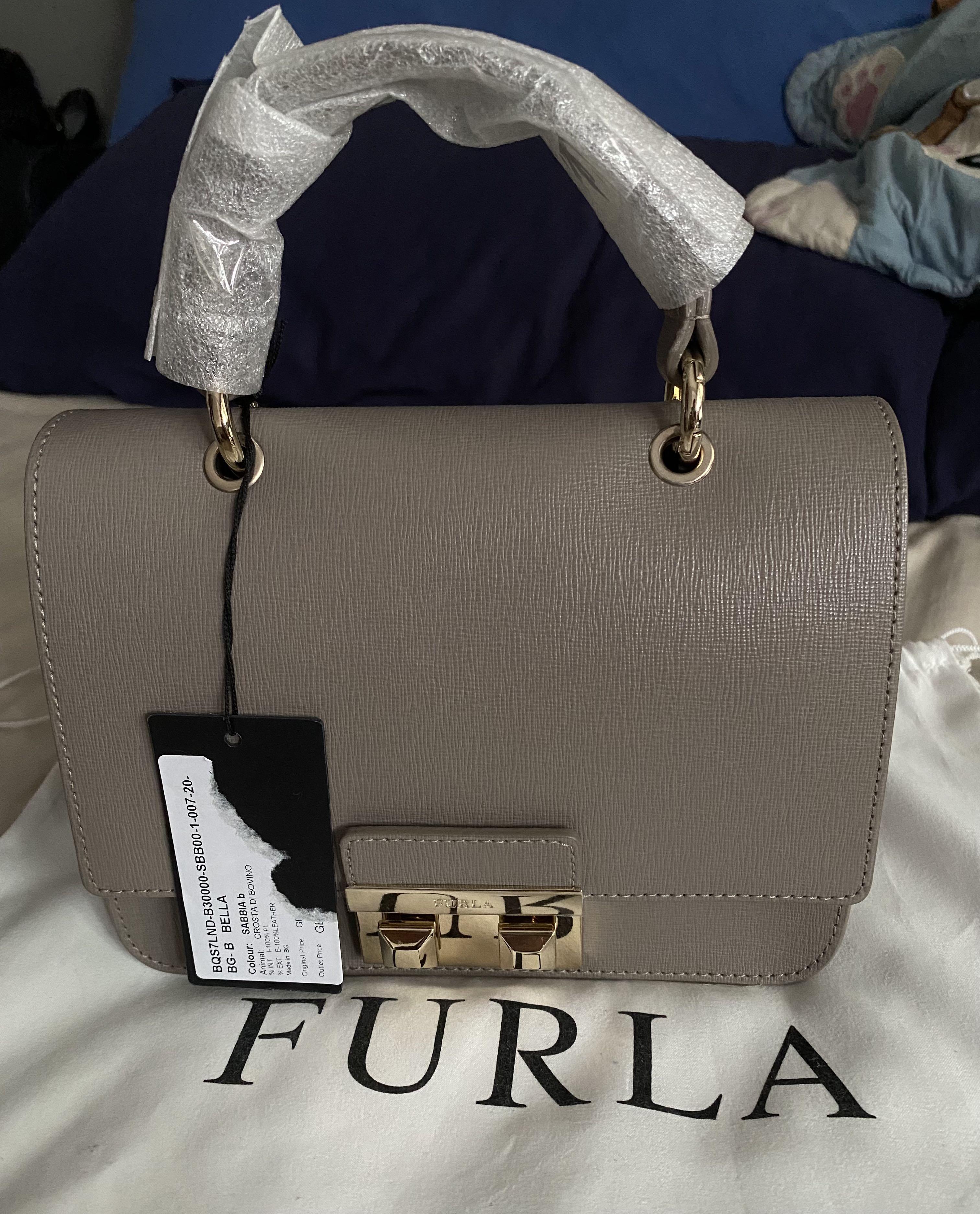 Furla mini top handle bag, Luxury, Bags Wallets on Carousell