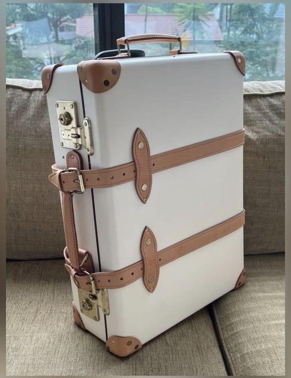 Safari Carry On Suitcase in White - Globe Trotter