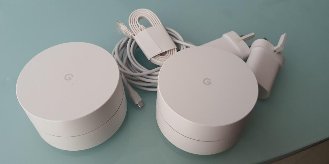 FREE SHIPPING Google Wifi AC1200 Dual-Band Whole Home System 3-Pack  AC-1304