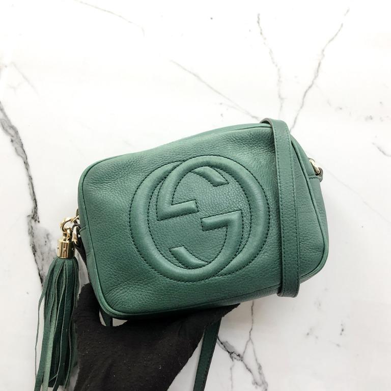 Gucci soho bag green clearance
