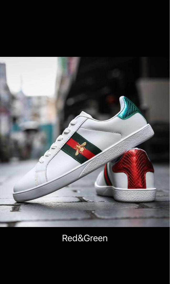 Gucci Bee Aces Men s Fashion Footwear Casual shoes on Carousell