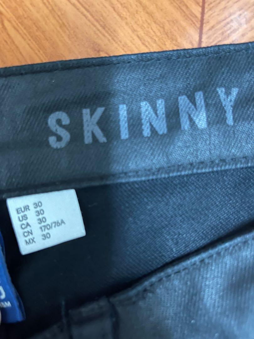Black biker jeans h&m online