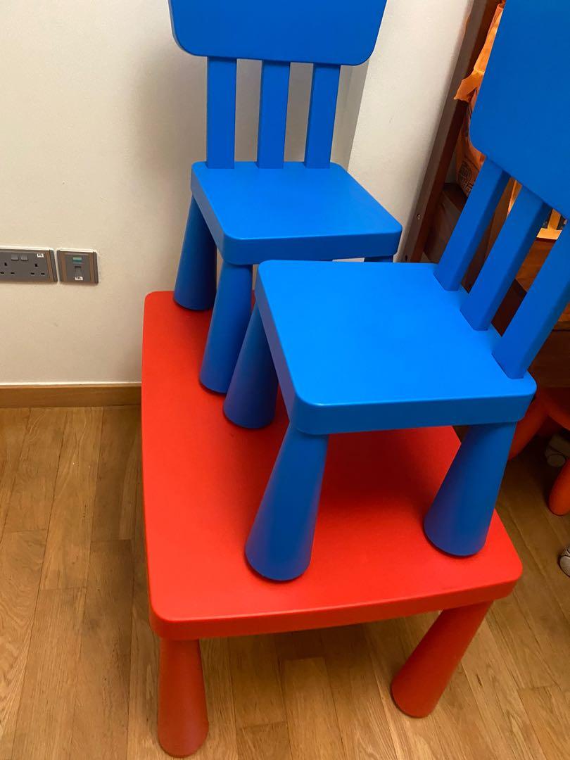 Ikea kids table and 2 chairs, Babies & Kids, Baby Nursery & Kids Furniture, Kids' Tables