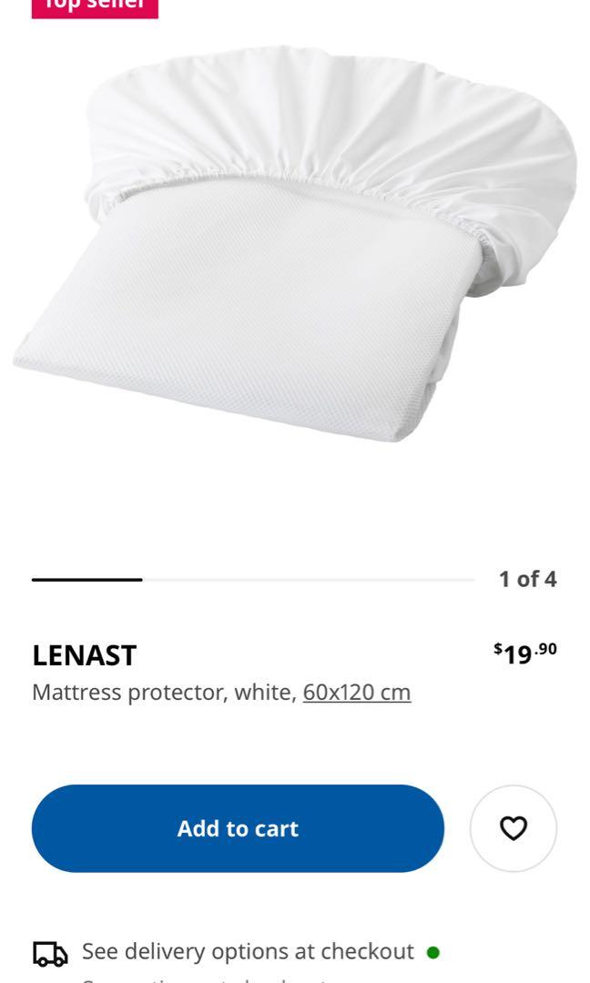 Ikea Lenast Baby mattress protector, Babies & Kids, Baby Nursery & Kids