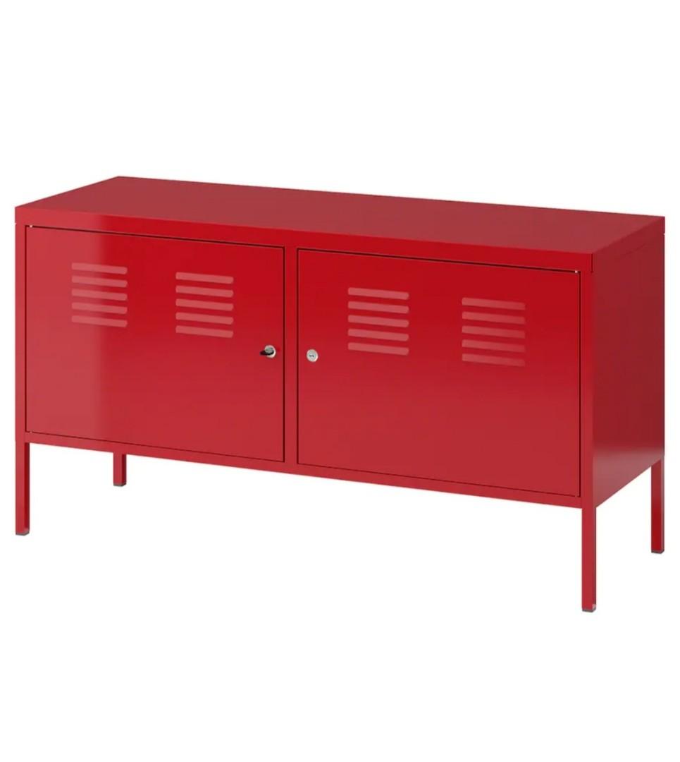 IKEA red metal Furniture & Home Living, Furniture, Shelves