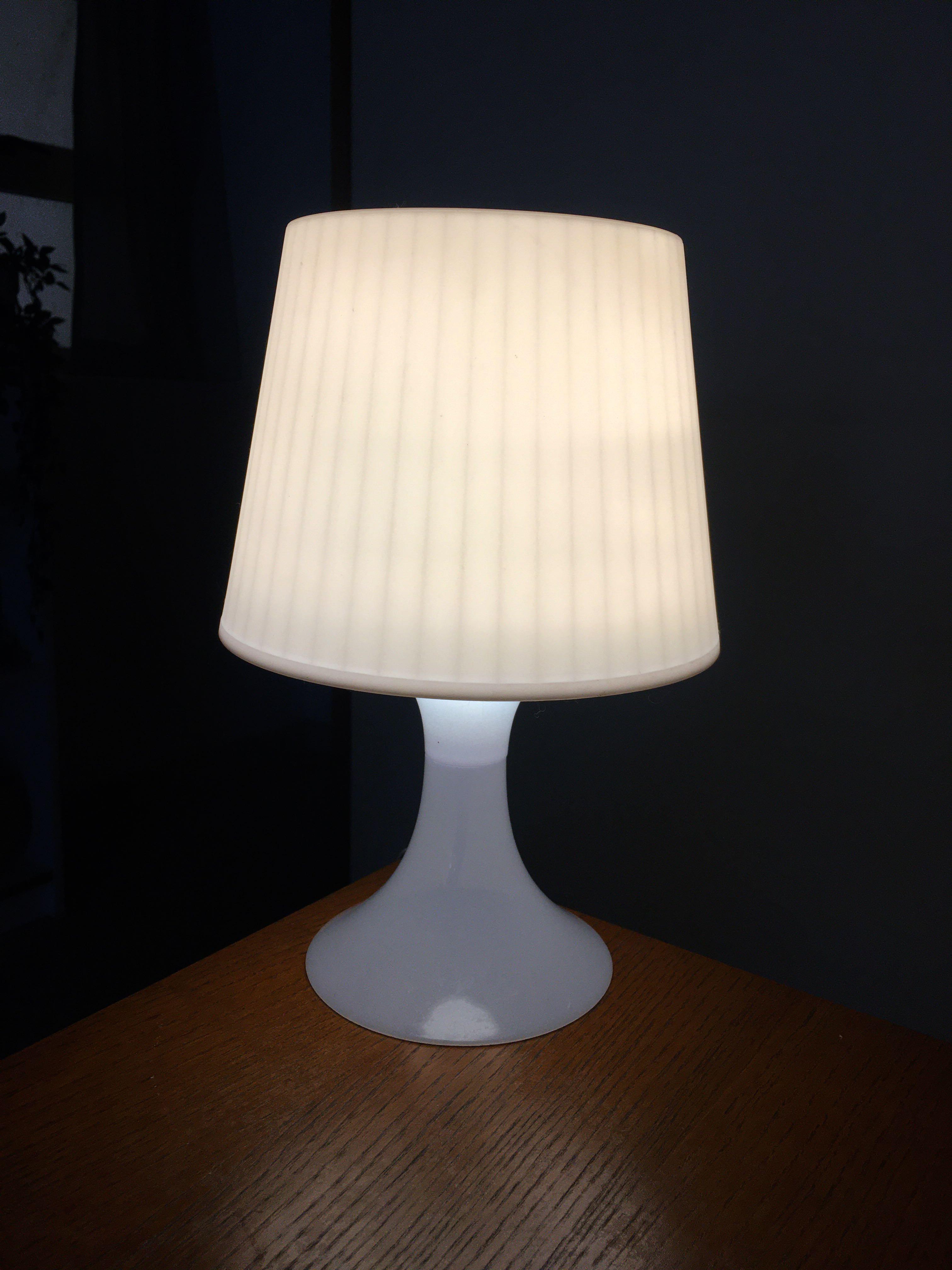 Ikea Table/Bedside Lamp, Furniture & Home Living, Lighting & Fans ...