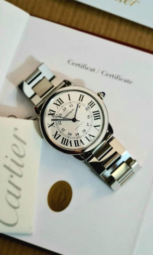 Jam Cartier Ronde Solo, Barang Mewah 