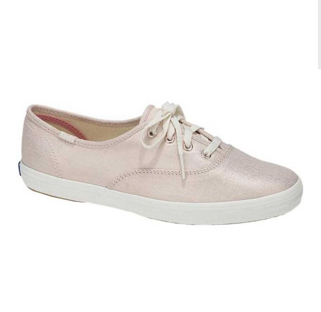 Keds champion metallic on sale rose gold